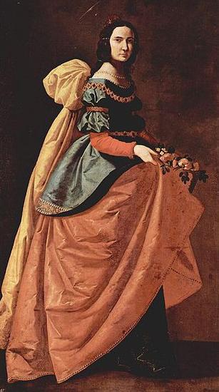 Francisco de Zurbaran Hl. Casilda von Toledo oil painting image